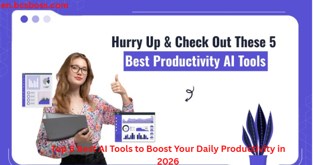 Top 5 Best AI Tools to Boost Your Daily Productivity in 2026