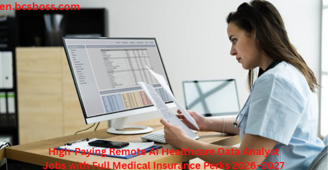 High-Paying Remote AI Healthcare Data Analyst Jobs with Full Medical Insurance Perks 2026–2027